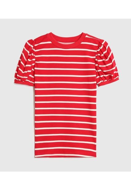Camiseta Para Mujer Manga Corta Moda Color Rojo Marca Ostu #40092600