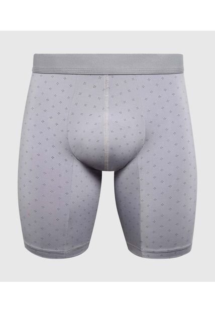 Boxer Para Hombre Filete Medio Microfibra Color Gris Marca Ostu #60000523