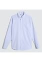 Camisa Para Hombre Manga Larga Con Bolsillo Color Blanco Marca Ostu #60010642 de Ostu