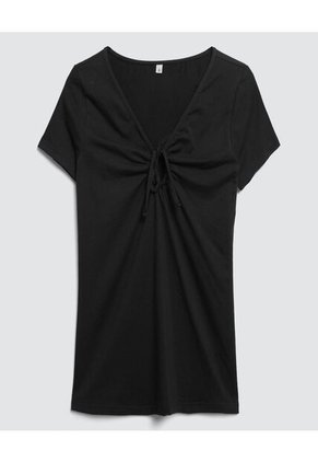 Camiseta Para Mujer Manga Corta Color Negro Marca Ostu #40091679