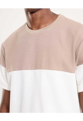 Camiseta Para Hombre Manga Corta Cuello Redondo Color Piel Marca Ostu #60091784