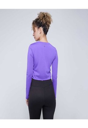 Camiseta Para Mujer Manga Larga Color Morado Marca Ostu #40092174