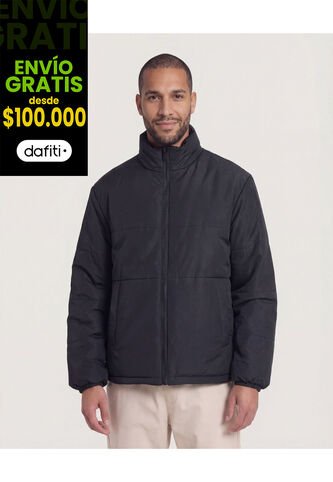 Chaqueta  Para Hombre Acolchada Color Negro Marca Ostu #60080185 Ostu