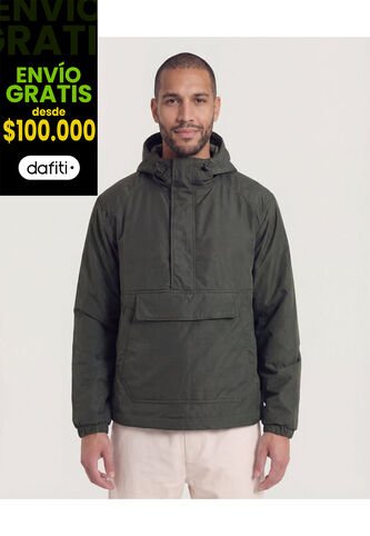 Chaqueta  Para Hombre Acolchada Color Verde Marca Ostu #60080186 Ostu