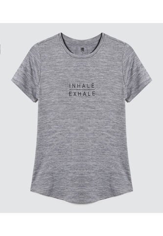 Camiseta Para Mujer Manga Corta Color Gris  Marca Ostu #40092078 Ostu