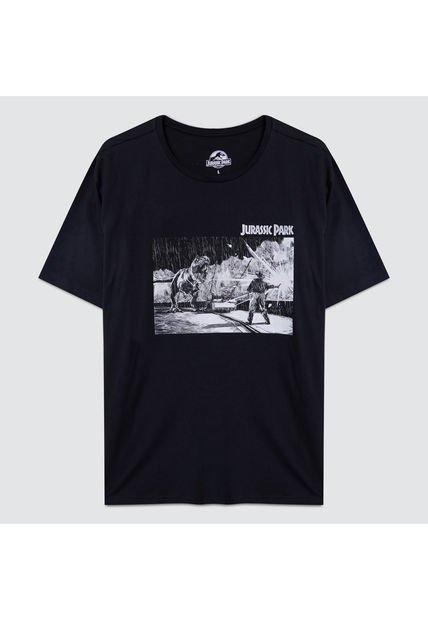 Camiseta Para Hombre Manga Corta Color Negro Marca Ostu #60090929