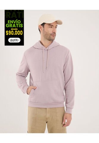 Buzo Para Hombre Hoodie Color Rosa Marca Ostu #60060457 Ostu