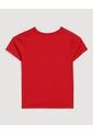 Camiseta  Infantil Niña Manga Corta Cuello Redondo Color Rojo Marca Ostu #90090329 de Ostu