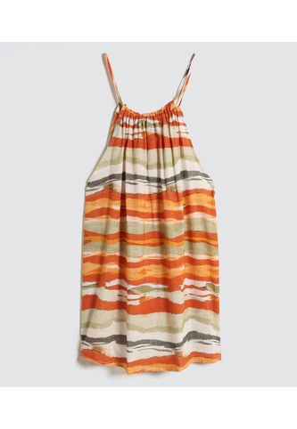 Blusa Para Mujer Manga Sisa Color Terracota Marca Ostu #40120978 Ostu