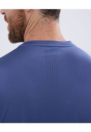 Camiseta Para Hombre Manga Corta Color Azul  Marca Ostu #60091288