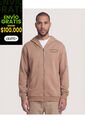 Buzo  Para Hombre Zipper Color Café Marca Ostu #60060608 de Ostu