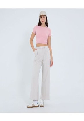 Camiseta Para Mujer Manga Corta Moda Color Rosa Marca Ostu #40092463