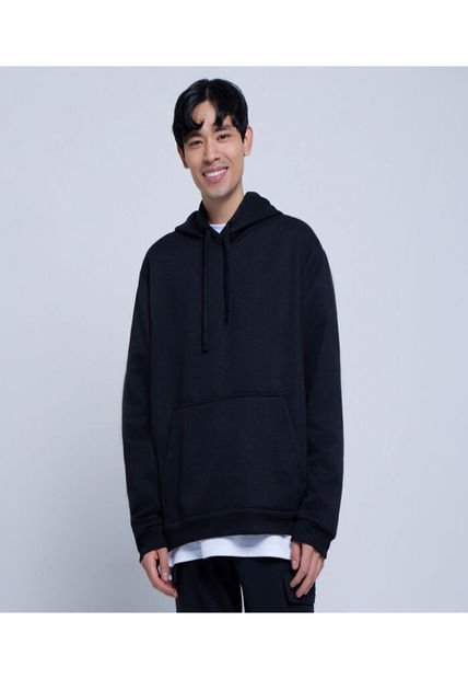 Buzo Para Hombre Hoodie Color Negro Marca Ostu #60060356
