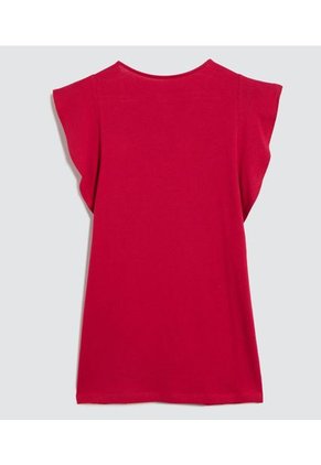 Camiseta Para Mujer M/S Marca Ostu En Color Cereza #40092126