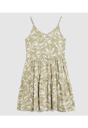 Vestido Para Mujer M/Sisa Medio Color Verde Marca Ostu #40170309