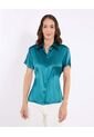 Camisa  Para Mujer Manga Corta Color Verde Marca Ostu #40010374 de Ostu