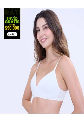 Brasier Para Mujer Monocopa Color Marfil Marca Ostu #40830034 Ostu