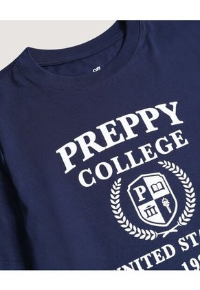 Camiseta  Para Mujer Manga Corta Cuello Redondo Color Azul Marca Ostu #40092716