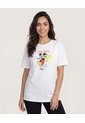Camiseta Mickey Citrus  Para Mujer Crema Ostu de Ostu