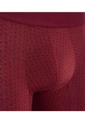 Boxer Para Hombre Filete Medio Algodón Color Vino Marca Ostu #60000449