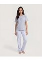 Pijama Dreamy Night  Para Mujer Blanco Ostu de Ostu