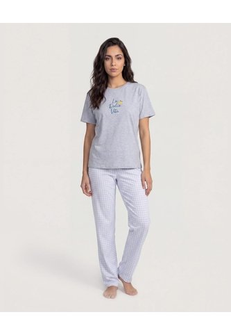 Pijama Dreamy Night  Para Mujer Blanco Ostu Ostu