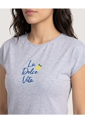 Pijama Dreamy Night Para Mujer Blanco Ostu