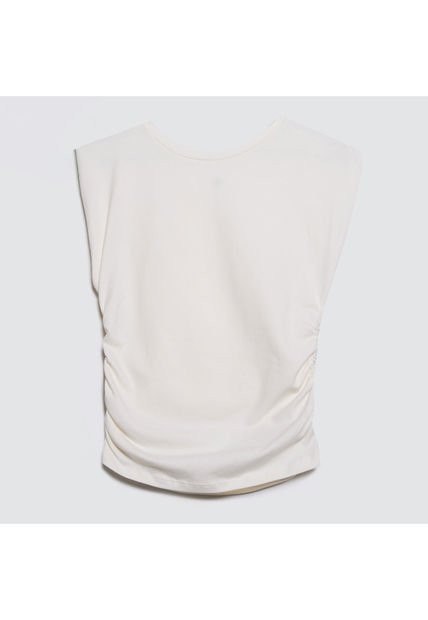 Camiseta Para Mujer Manga Sisa Color Blanco Marca Ostu #40091944