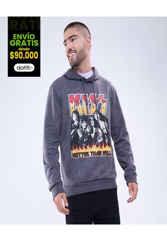 Hoodie Para Hombre Estampado Kiss  De Hombre #60060517 Ostu Ostu