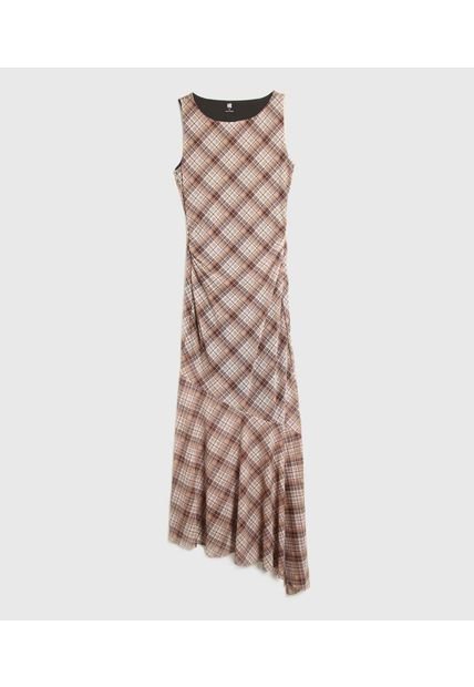 Vestido Para Mujer M/Sisa Largo Color Café Marca Ostu #40170333