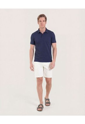 Bermuda  Para Hombre Regular Corto Color Marfil Marca Ostu #60100488