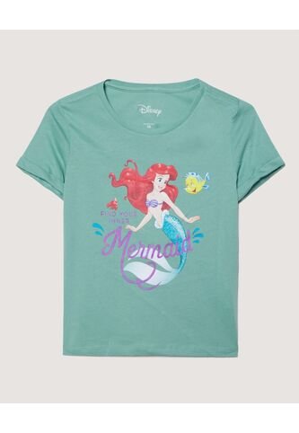 Camiseta Con Estampado De La Sirenita  Niña #90090183 Ostu