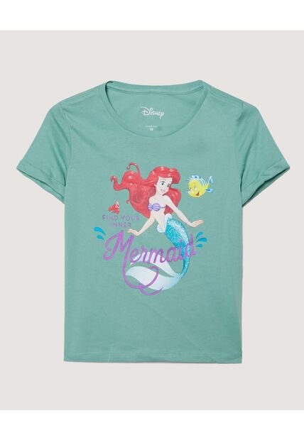 Camiseta Con Estampado De La Sirenita  Niña #90090183