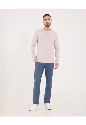 Pantalón Para Hombre Chino Color Gris Marca Ostu #60070460