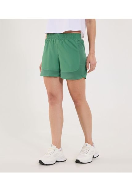 Short Para Mujer Multiusos Plano Color Verde Marca Ostu #40190338