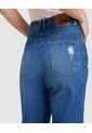 Jean Para Mujer Mom Color Azul  Marca Ostu #40160255 de Ostu