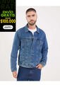 Chaqueta Para Hombre Trucker Color Azul Medio Marca Ostu #60080148 de Ostu