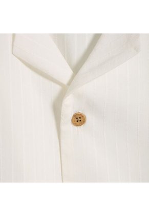 Camisa Para Hombre Manga Corta Sin Bolsillo Color Crema Marca Ostu #60010730