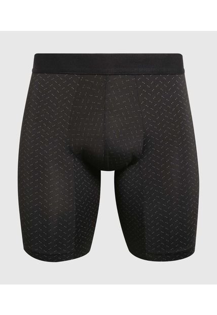 Boxer Para Hombre Filete Medio Microfibra Color Negro Marca Ostu #60000523
