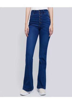 Jean Para Mujer Flare Color Azul  Marca Ostu #40160440