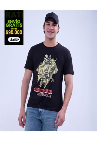 Camiseta Para Hombre The Avengers  De Hombre #60091598 Ostu Ostu