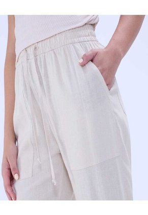 Pantalon Para Mujer Jogger Color Beige Marca Ostu #40070719