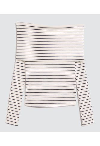 Camiseta Para Mujer Manga Larga Color Crudo Marca Ostu #40092213 Ostu