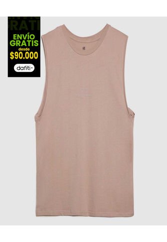 Camiseta Para Hombre Manga Sisa Color Rosa Marca Ostu #60091415 Ostu