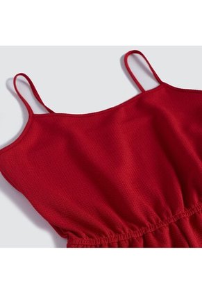 Enterizo Para Mujer Manga Sisa Color Rojo Marca Ostu #40320066