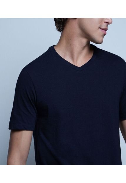 Camiseta Para Hombre Manga Corta Color Negro Marca Ostu #60091036