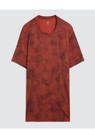 Camiseta Para Hombre Manga Corta Color Naranja Marca Ostu #60091501 Ostu