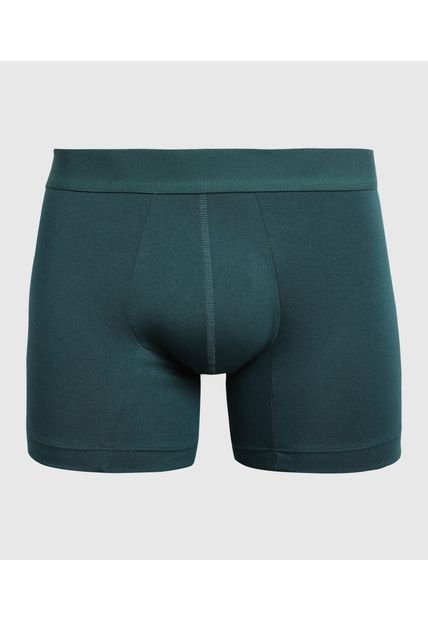 Boxer Para Hombre Filete Corto Algodón Color Verde Marca Ostu #60000499