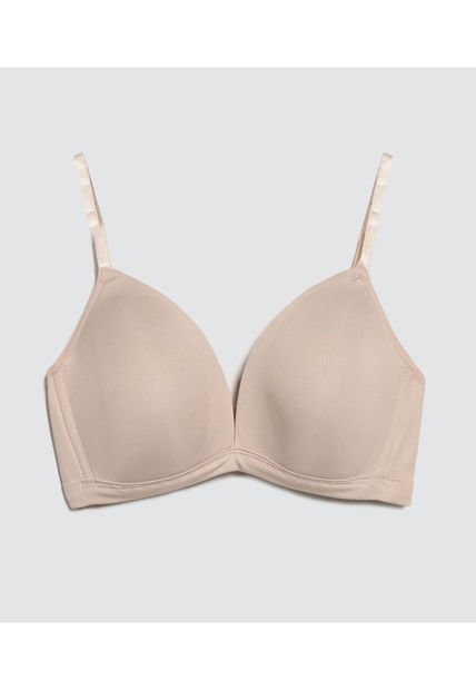 Brasier Para Mujer Copa Triangular Color Piel Marca Ostu #40830014