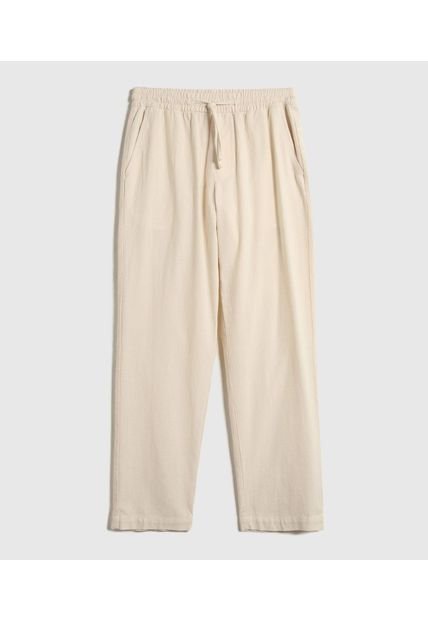 Pantalón Para Hombre Moda Color Crema Marca Ostu #60070505